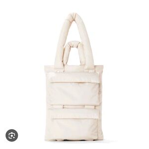 NWOT Dagne Dover Jemi Cargo Tote in Moonbeam